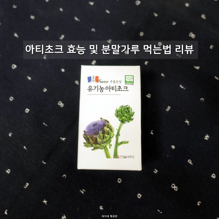  아티초크 효능 및 분말가루 먹는법 리뷰