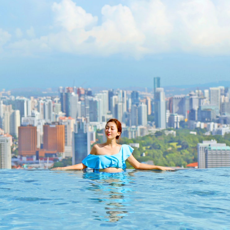 싱가포르 마리나베이샌즈 호텔 두번다녀옴 - 수영장의 현실, 루프탑바, 예약팁 !