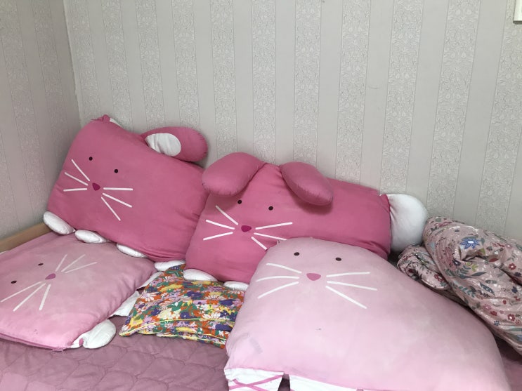  밀로앤개비 동물베개 4개 구입후기