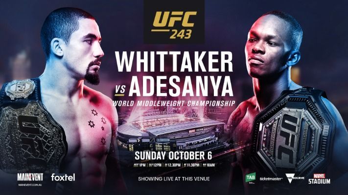  UFC 미들급 타이틀 매치 <휘태커 vs 아데산야> (부천상동피티/부천상동PT/브라운크리스탈/UFC/종합격투기)