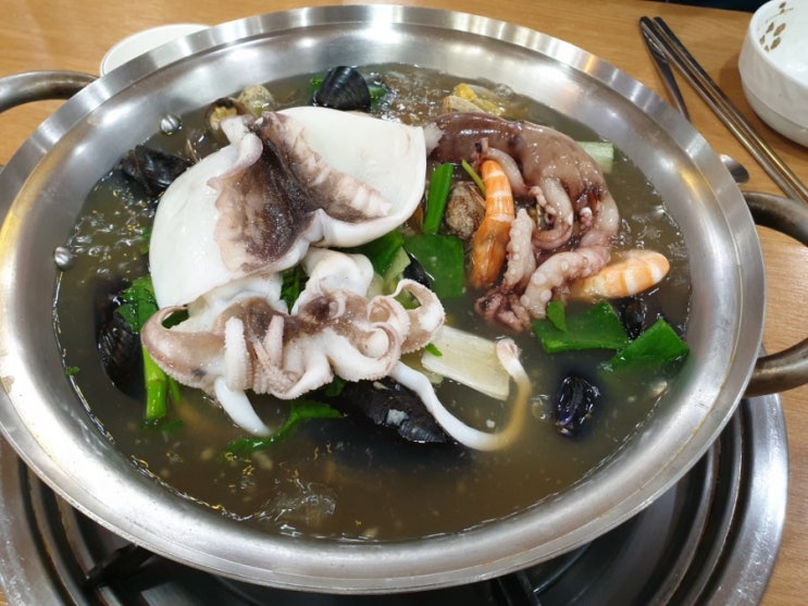 (청주 운천동 칼국수 맛집) 우리동네 숨은 맛집..갑오징어 해물 칼국수 ''동해해물탕''