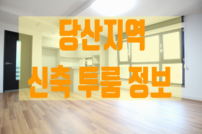  당산지역 오늘자 신축 투룸 정보 입니다