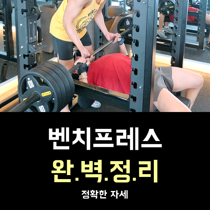 벤치프레스 자세 는 이렇게!