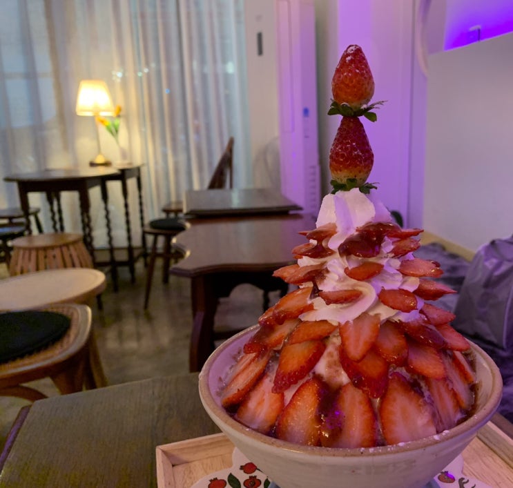  상인동카페 #마마다이닝 빙수맛집이야...