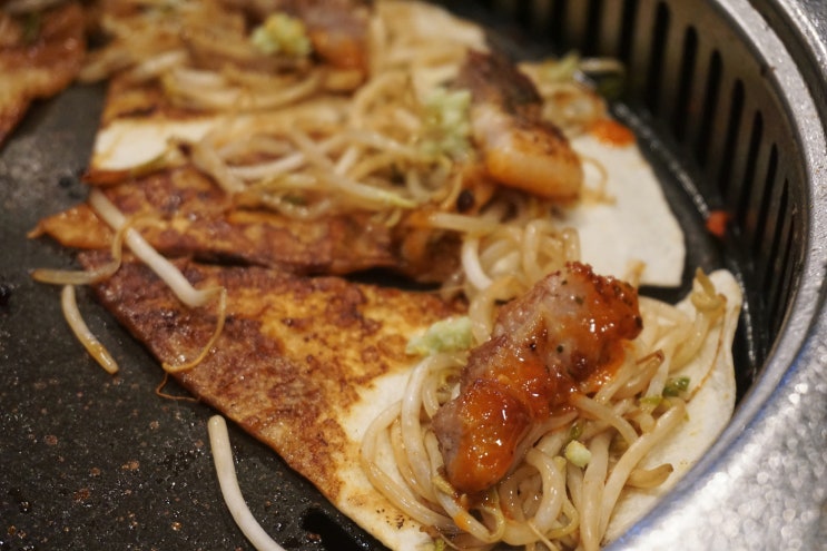  광안리 고깃집 추천, '굿이브닝'엔 또띠아 안에 삼겹살 있다?!