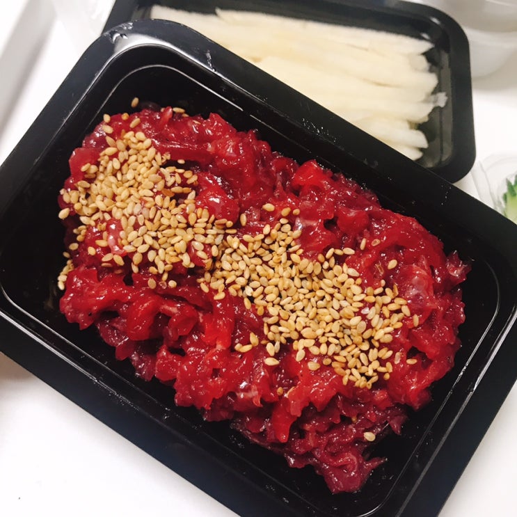  [서울광장시장맛집]육회비빔밥이 맛있는 육회자매집 포장후기