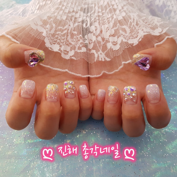  [진해 네일 추천] 총각네일 방문후기 (feat. 스와로브스키 네일스톤&파츠)