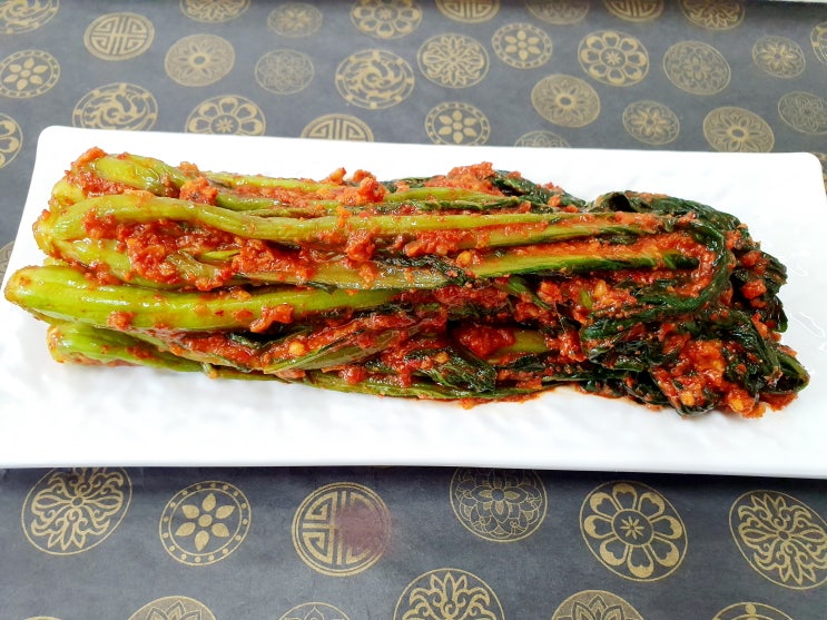  맛있는 갓김치 오늘부터 만들기 시작