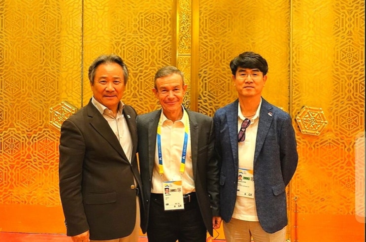  이기흥 대한체육회장, IOC 페레 미로 사무부총장 면담