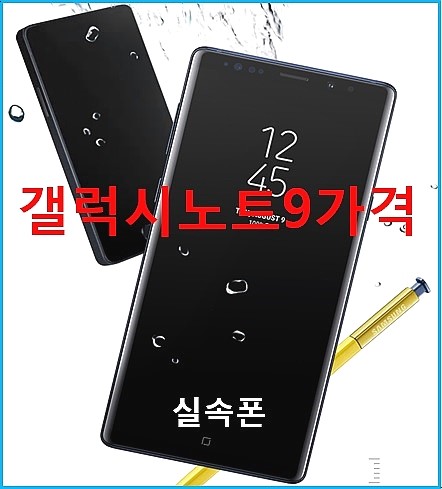  갤럭시노트9 가격 실속폰에서 구매적기다.