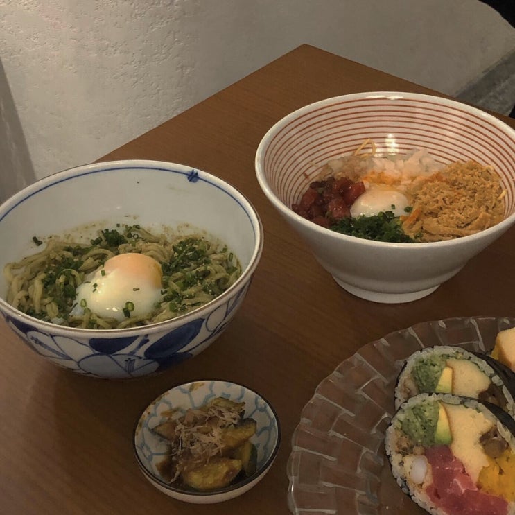  /도산공원 대막, 후토마키+바질소바+아부라소바