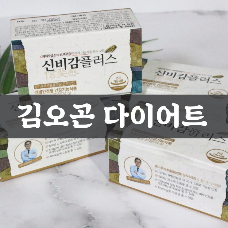  김오곤다이어트 가격 우왕