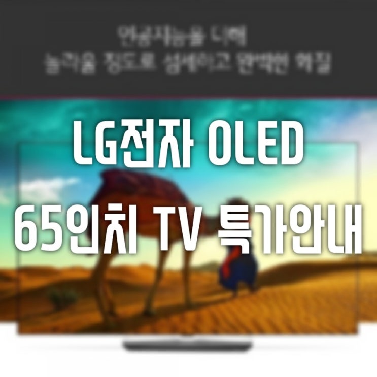  LG전자 올레드 TV OLED65B8C 특가안내