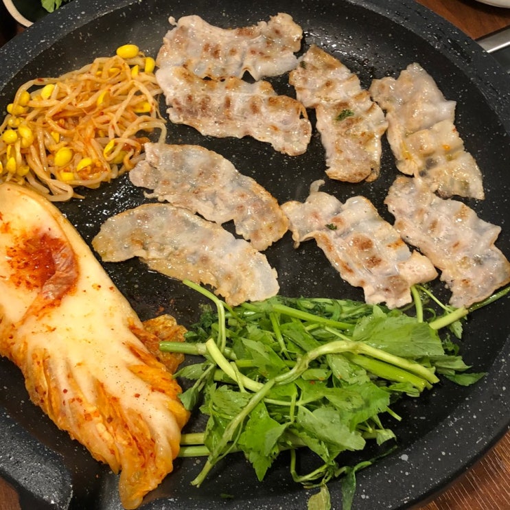  상무지구 회식장소 / 미나리 + 生삼겹살 해서 미생