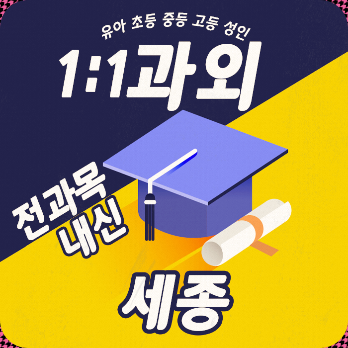  새롬동 영어과외 꼼꼼한멘토 종촌동 수학과외 세종초등학생 고등학생국어 한글과외비 중학생 영어회화 걱정하지마세요