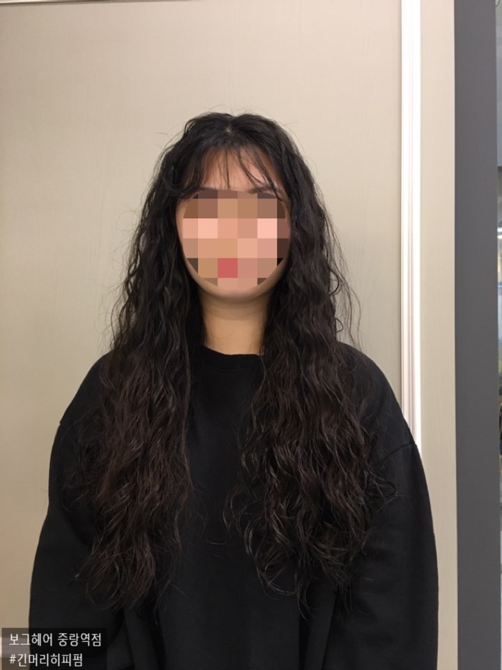  [보그헤어중랑역점] 긴머리 히피펌!  :: 회기미용실