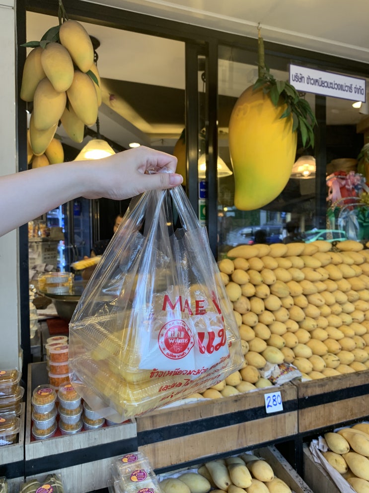 추천 * 방콕 통로 | Mae Varee Sweet Sticky Rice with Mango 가격, 위치 - 망고 스티키 라이스 맛집