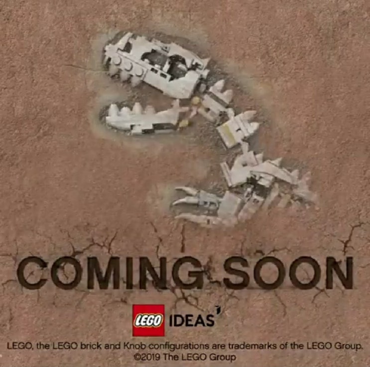 [해외자료] 레고 아이디어 2020신제품  공룡화석 티저이미지?