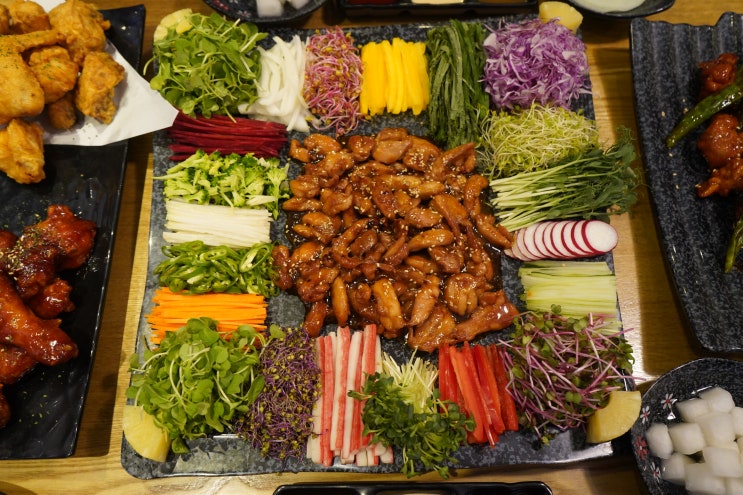  첨단 치킨 여기 완전 맛집이네