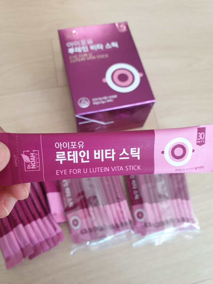  눈이침침 눈피로에는 눈에좋은영양제 닥터노아 루테인비타스틱