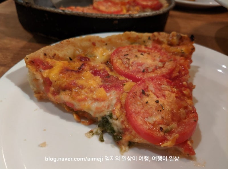 Chicago - 시카고 딥디쉬 피자 맛집 Lou Malnati'S Pizzeria 루말나티스 20190816 : 네이버 블로그
