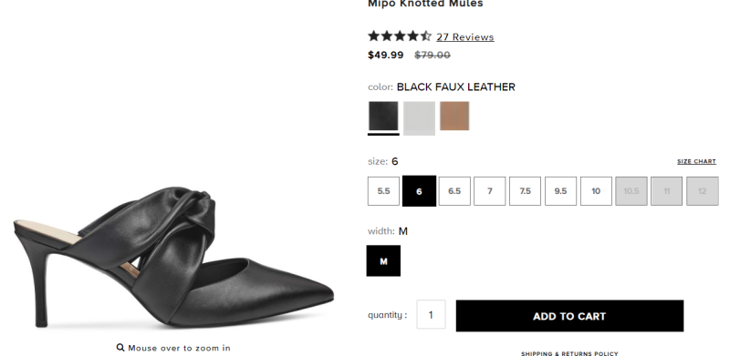 Mipo outlet knotted mules