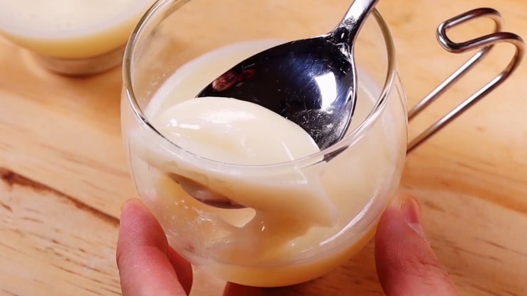  마시멜로우 푸딩 만들기