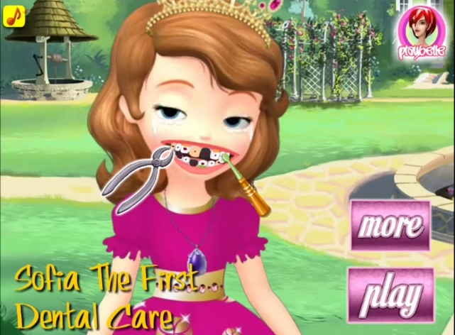 소피아 공주게임 충치치료 Sofia The First Dentist