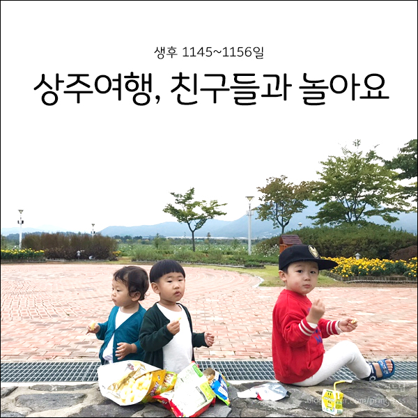 생후 1145~1156일 : 친구들과 놀아요, 상주투어