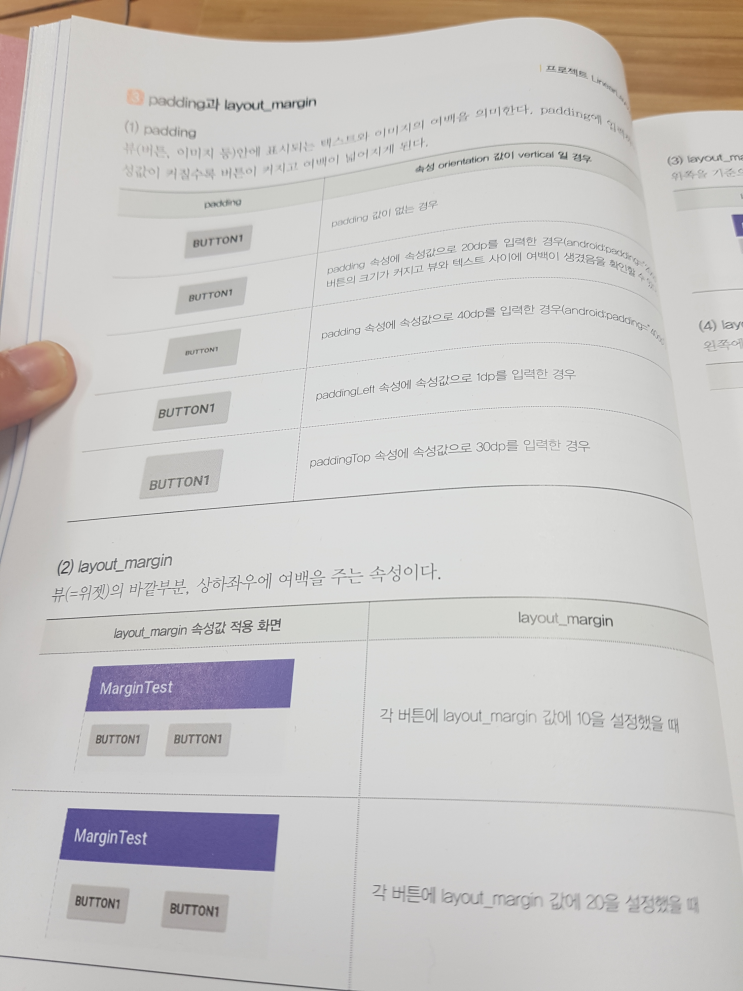 안드로이드 스튜디오 - padding, layout_margin