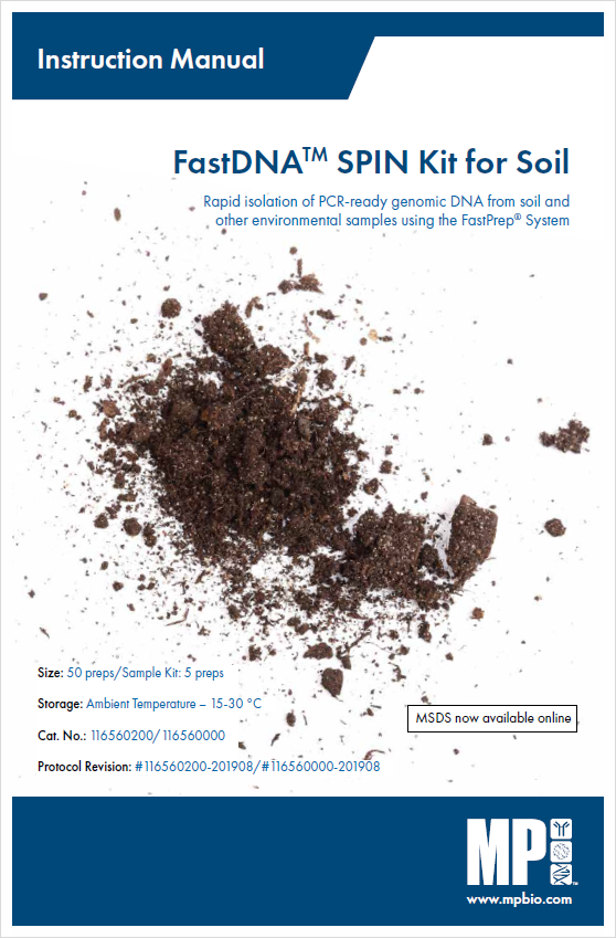FastDNA SPIN Kit for Soil (영문)