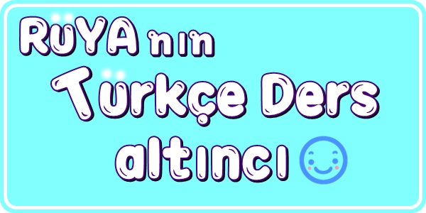 터키어 배우기 6