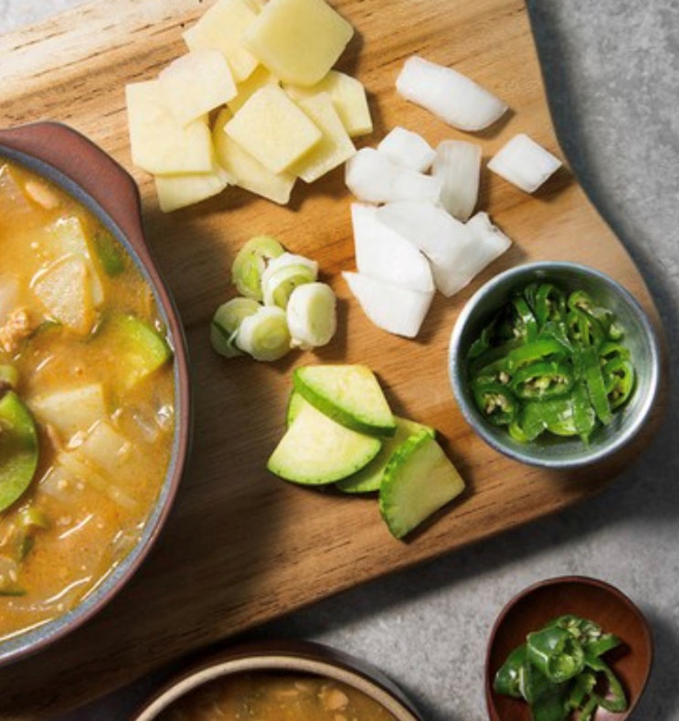  식사 준비 쉽게~ 미래원 손질채소 된장찌개 재료 여기서 (새벽배송) #밀키트