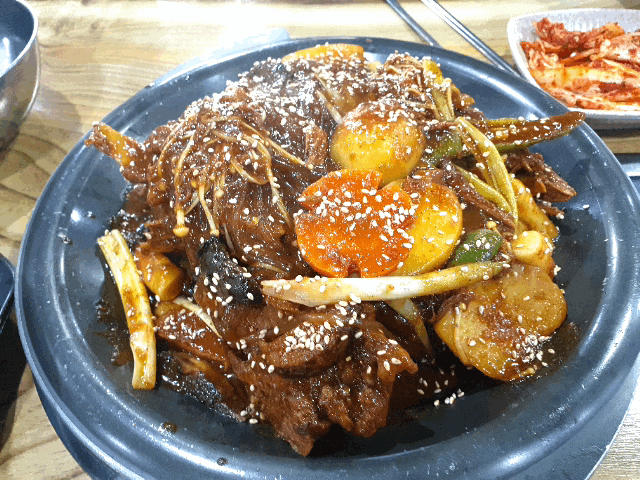  지인추천으로 주안에 뼈찜먹으로
