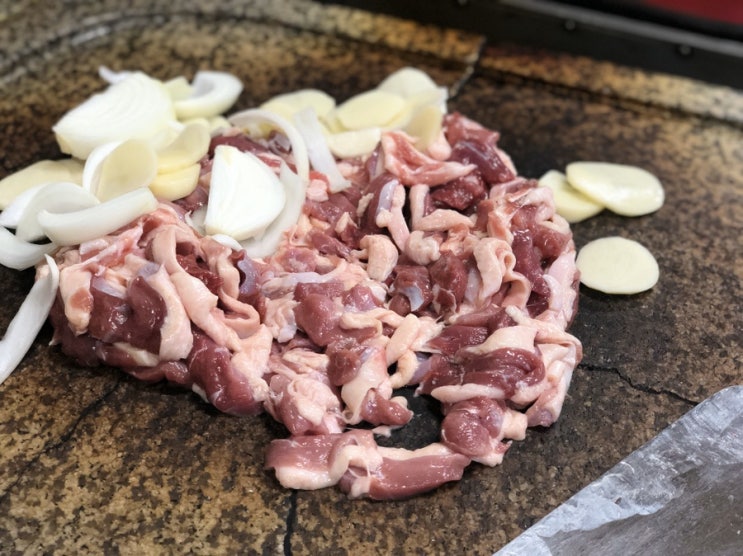 [진접맛집]오리 돌판구이 약수촌