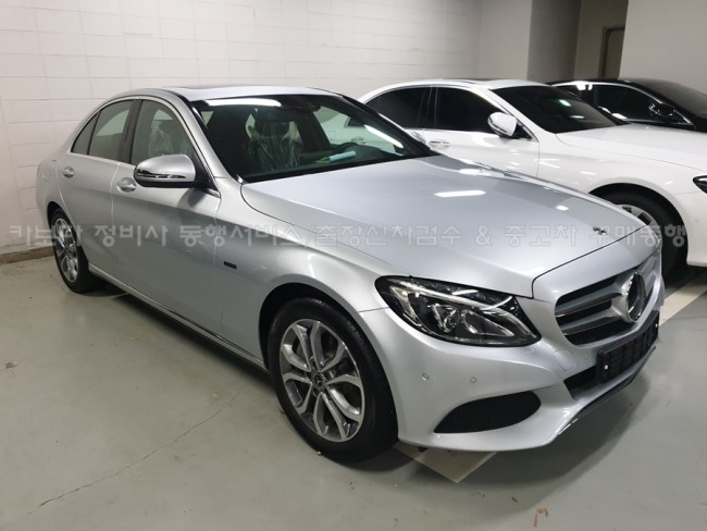  카보다-2019 벤츠 C클래스 플러그 인 하이브리드(PHEV) EQ power C350e 계약후 인수전 정비사 벤츠매장 출장신차검수 대행