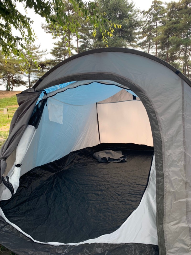 데카트론 퀘차 원터치텐트 손쉽게 이용하기 : 네이버 블로그