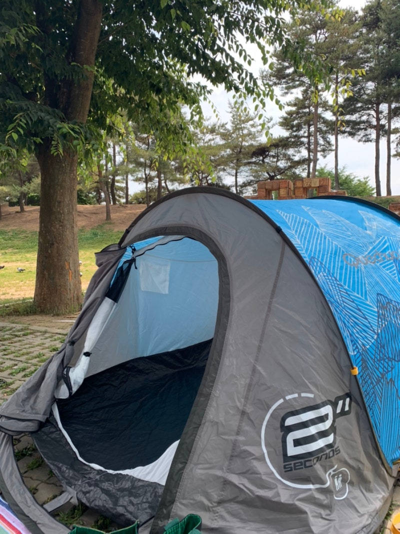 데카트론 퀘차 원터치텐트 손쉽게 이용하기 : 네이버 블로그