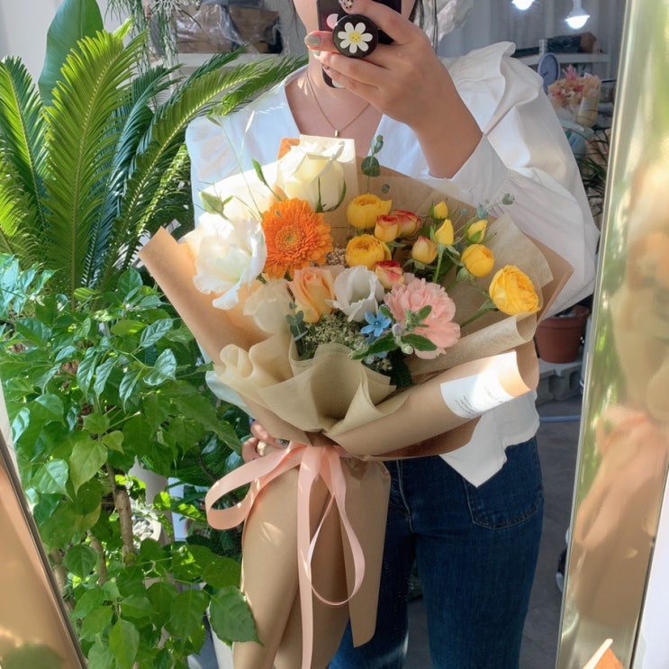  안중꽃집 이솝플라워 가을 꽃다발 추천드려요!