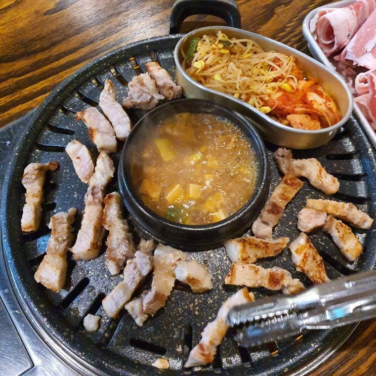  세종시 소담동::달콤한 삼겹살 무한리필 저녁 외식했어요