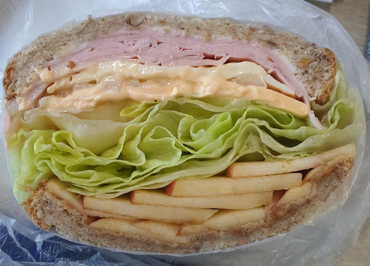  [ 홈메이드 ] 통밀빵 샌드위치 만들기