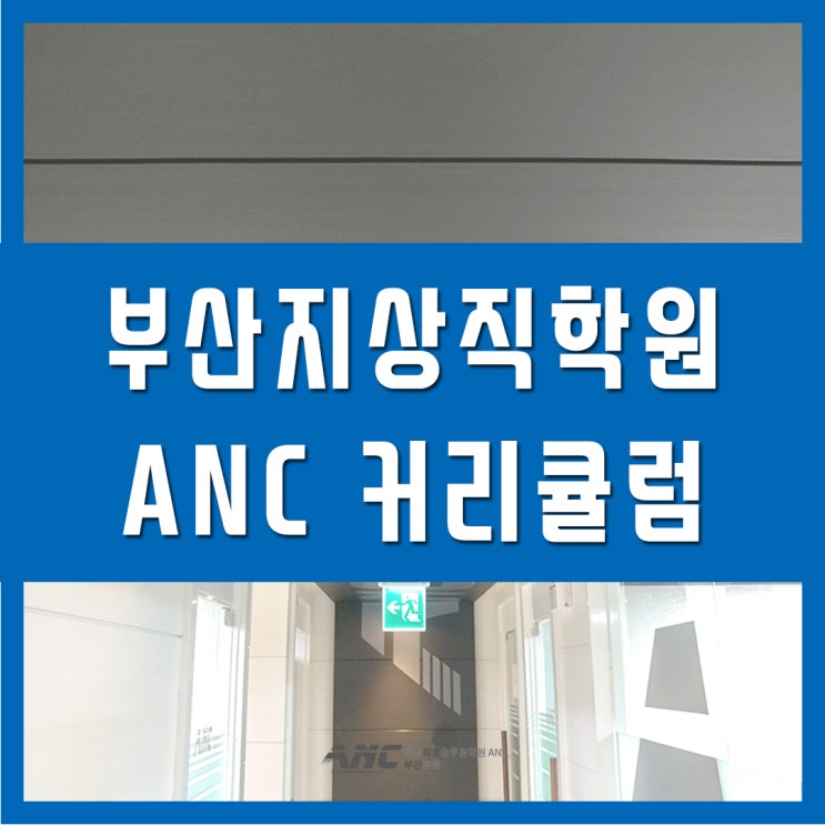  부산지상직학원 ANC서면점 커리큘럼