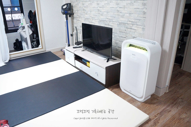 필터 4단계라 미세먼지 완벽 케어 가능한 웰스 공기청정기 렌탈 추천해요