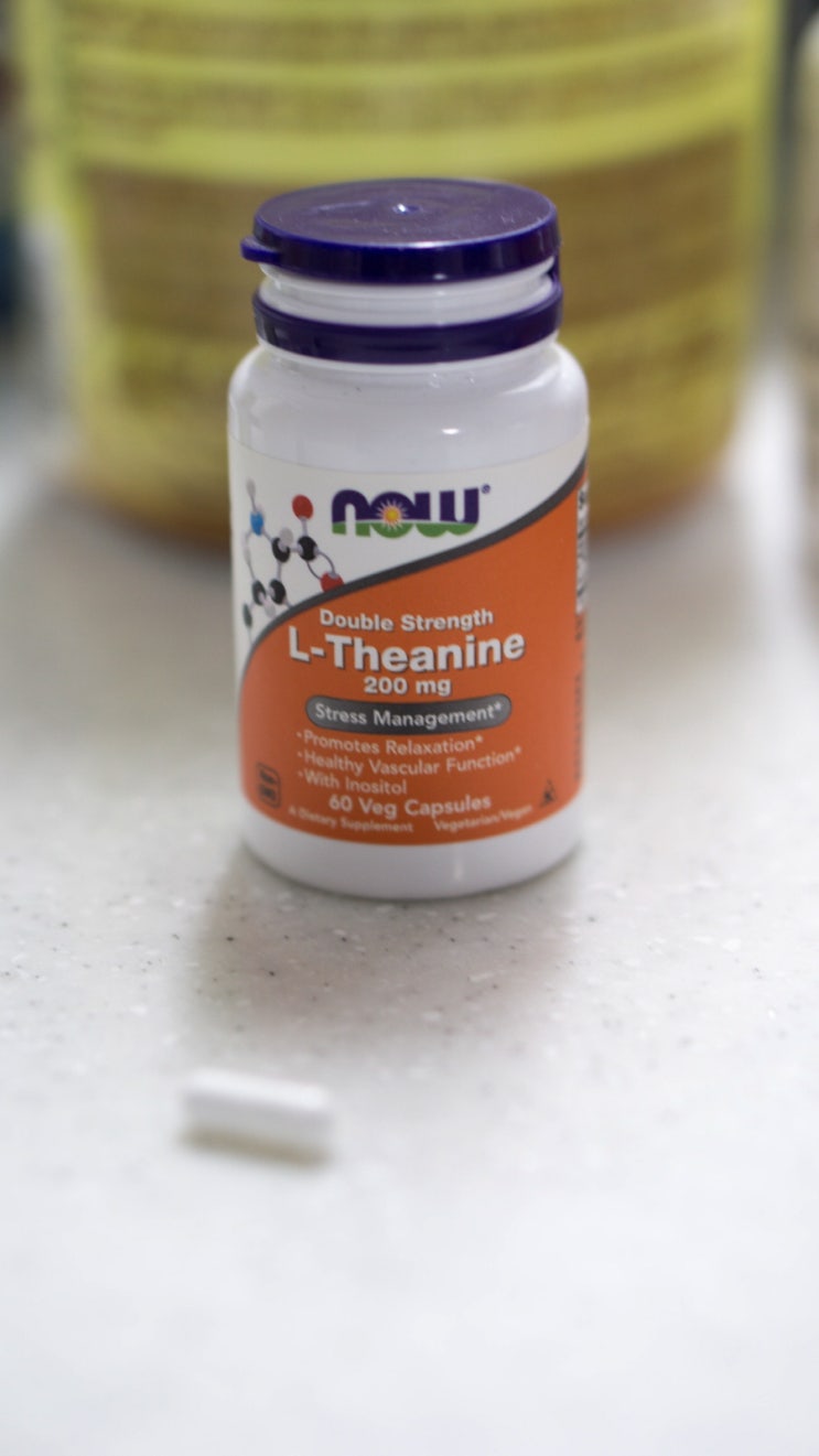  Now food L-Theanine 200mg 복용후기