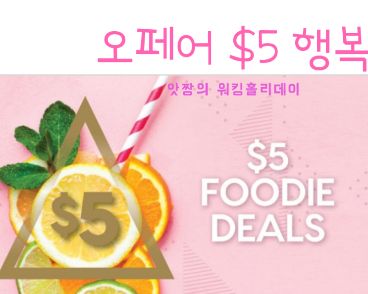  호주 골드코스트) 11월1일 까지만 하는 $5의 행복  오스트리아 페어(Australia Fair) 푸드 쿠폰북 행사