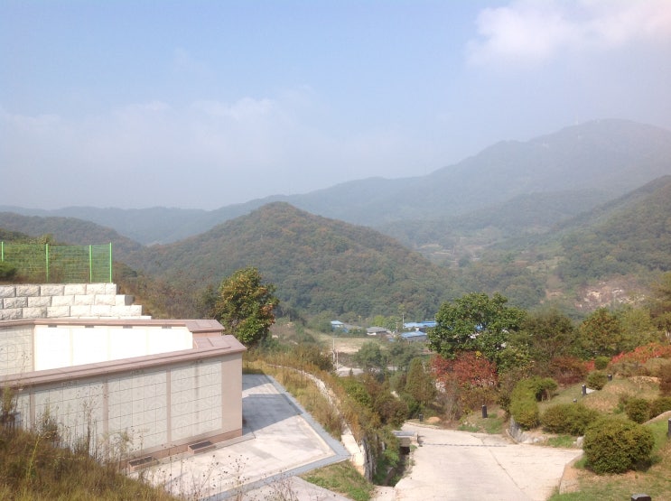  동두천 시립 납골당에 다녀왔어요.