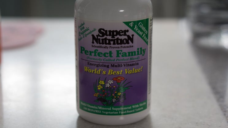  Super Nutrition Perfect Family 종합비타민 복용 후기