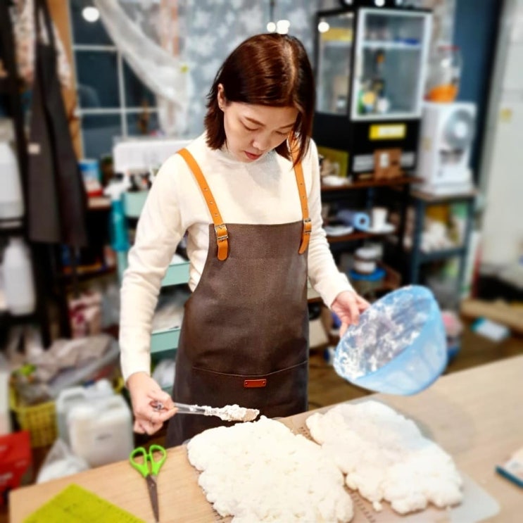  캔버스 앞치마