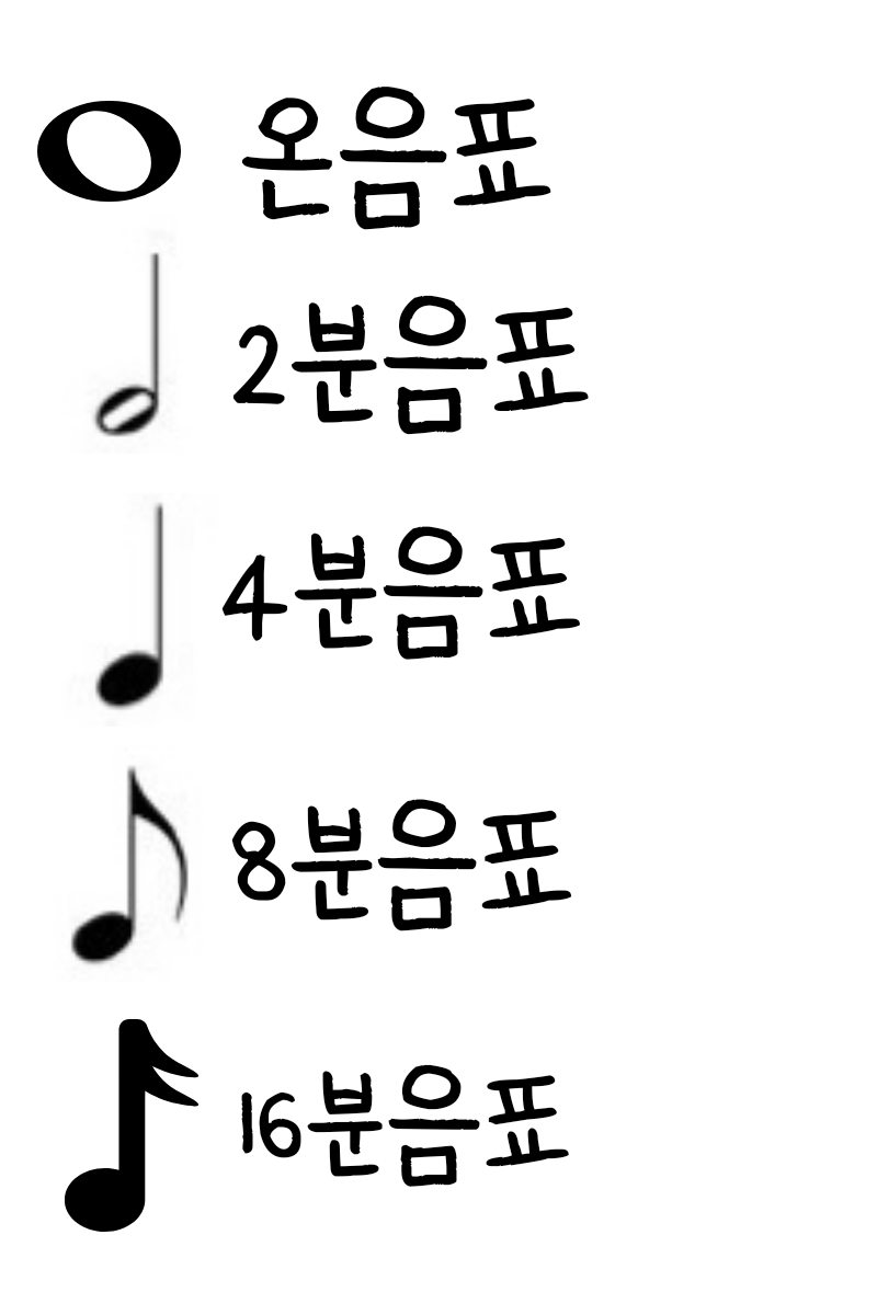 이해 쏙! 음표,박자 쉽게 익히기~! : 네이버 블로그, image size:800x1200