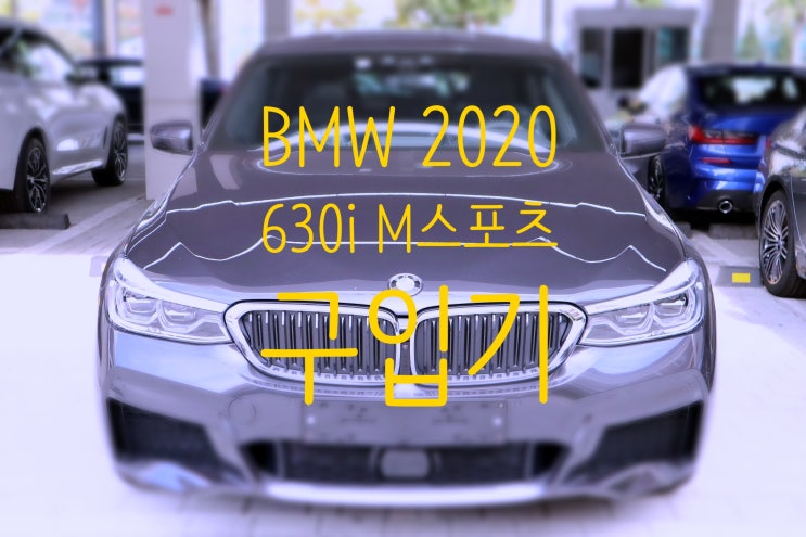 [부천이장헌과장] BMW 630i 구입설명기/X드라이브 M스포츠/6GT소피스토그레이